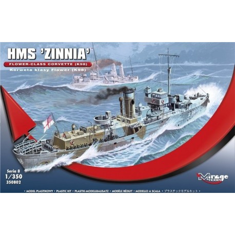HMS "ZINNIA" Brytyjska Korweta klasy Flower K98