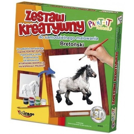 KONIE - Wypukła Malowanka Seria KONIE - BRETOŃSKI