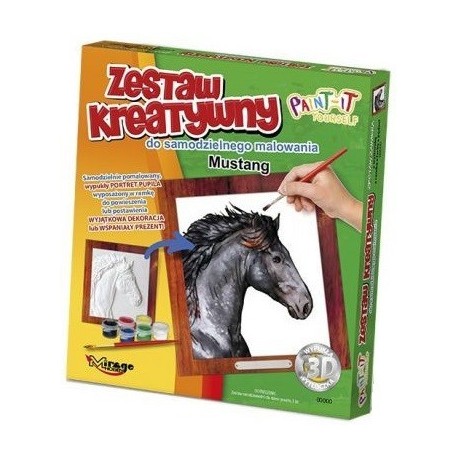 KONIE - Wypukła Malowanka Seria KONIE - MUSTANG