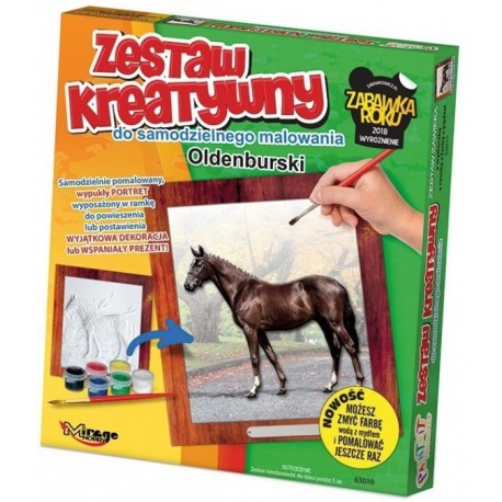 KONIE - Wypukła Malowanka Seria KONIE - Oldenburski