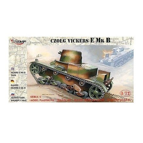Vickers E Mk B Polski Czołg Jednowieżowy - 1:72