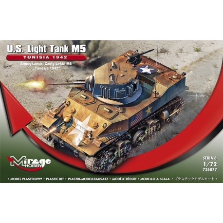 M5 "TUNEZJA 1942" Amerykański Czołg Lekki