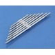 Radełkowana aluminiowa śruba rzymska M2,5 x 80mm, 2szt