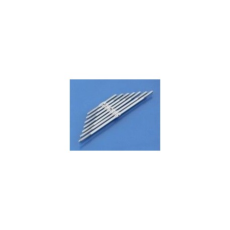 Radełkowana aluminiowa śruba rzymska M2,5 x 80mm, 2szt