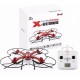 MJX X102H RTF (2.4GHz, 4CH, żyroskop, barometr, headless, 50cm) - Czerwony