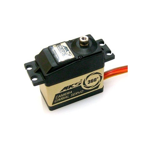 Serwo MKS DS6675 (Gimbalowy, Obrót 360+, Niskie luzy i gładka praca, 6V, 0.075s/60)