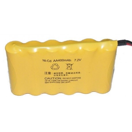 400mAh 7.2V NiCd SM Płaska