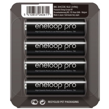 AA 1.2V 2500mAh Eneloop Pro 4 szt