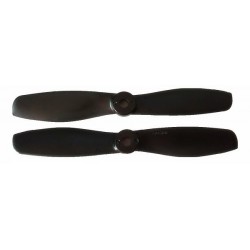 GEMFAN: Śmigła Gemfan Glass Fiber Nylon Bullnose 4x4.5 czarny  (2xCW+2xCCW)