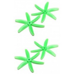 GEMFAN: Śmigła Gemfan Glass Fiber Nylon 6 Blade  5x4 zielone (2xCW+2xCCW)