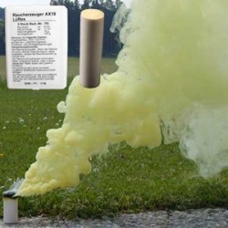 Świeca dymna AX-18 żółta - 5szt