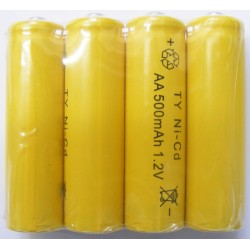 Zestaw akumulatorków Xtreme 1.2V 500mAh Ni-Cd 4 szt.