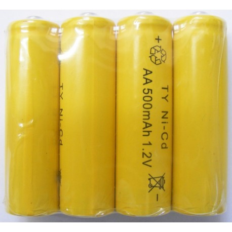 Zestaw akumulatorków Xtreme 1.2V 500mAh Ni-Cd 4 szt.