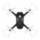 Syma X22W (kamera FPV WiFi, 2.4GHz, żyroskop, auto start, zawis, zasięg do 25m, 14.4cm) - Czarny