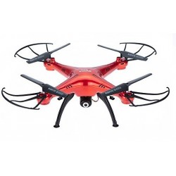 Syma X5SW Explorers 2 (kamera FPV WiFi 0.3MP, 2.4GHz, zasięg 30m, headless, 31.5cm) - Czerwony