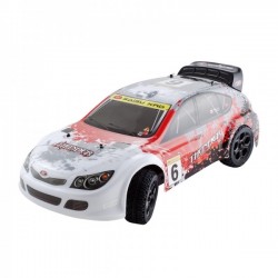 Auto elektryczne RALLY 1:10 (czerwony "Spray") - zestaw MCSW - SST