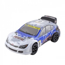 Auto elektryczne RALLY 1:10 (niebieski "Spray") - zestaw MCSW - SST