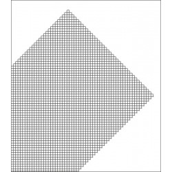 Szara Siatka PVC - Ukośna 0,32 x 194 x 320 mm - MAQUETT