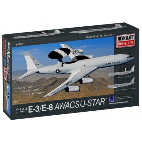 Model plastikowy - Samolot  E-8 AWACS/Joint Star - Minicraft