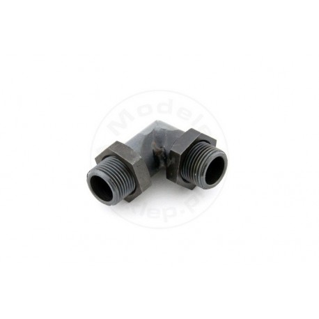 SAITO  125A163 - Muffler right angle manifold M13