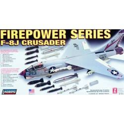 Model plastikowy Lindberg - Odrzutowiec F-8J Crusader