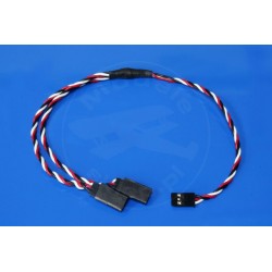 Y - kabel rozgałęziacz 30 cm (FUTABA) - 0,33mm2 22AWG - skręcony - MSP