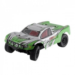 Auto elektryczne SHORT COURSE 1:10 Off-Road (srebrno-zielony) - zestaw MCSW - SST