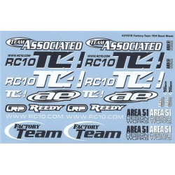 31070 - Arkusz naklejek do TC4 - Team Associated