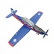 Pilatus PC9 PNP niebieski- Samolot FlyFly Hobby