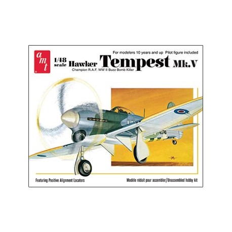 Model plastikowy - Samolot Hawker Tempest V Airplane - AMT