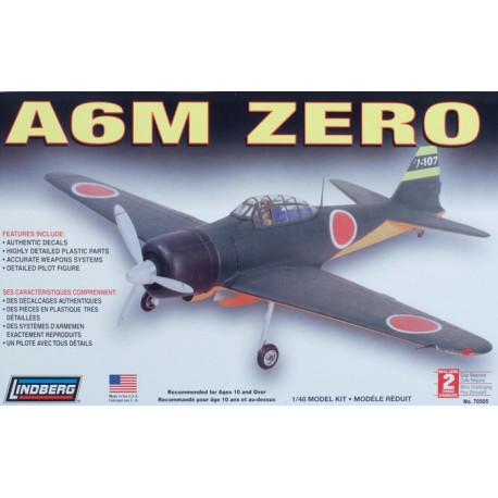 Model plastikowy Lindberg - Samolot Japanese Zero