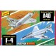 Modele plastikowe - Myśliwce Vietnam Era Fighters (F-4G Phantom & A4D Skyhawk) 2 szt. - Lindberg