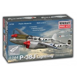 Model plastikowy - Samolot P-38J Lightening USAAF 8th AF 1:144 - Minicraft