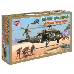 Model plastikowy - Śmigłowiec medyczny UH-60L Blackhawk Medical Evacuation - Minicraft