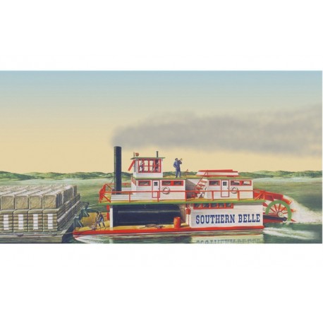 Model plastikowy Lindberg - Southern Bell Paddle Wheel Steamship