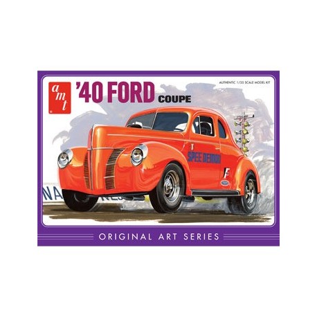 Model plastikowy AMT - 1940 Ford Coupe Original Art Series