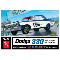 Model plastikowy - Samochód Color Me Gone 1964 Dodge 330 Superstock 1:25 - AMT
