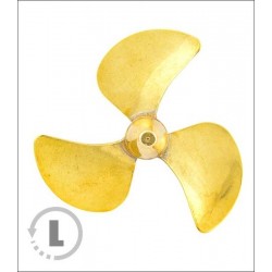 Śruba Mosiężna 3-łopatowa 45mm M4 - lewa (CCW) - RABOESCH