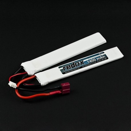 Redox ASG 1400 mAh 7,4V 20C (rozdzielony) (1+1) - pakiet LiPo