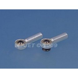 Snap kulowy aluminiowy M2/2 fi 5 mm z przelotem MP-JET