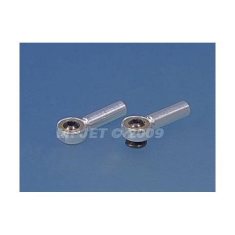 Snap kulowy aluminiowy M2,5/2 fi 5 mm z przelotem krótki MP-JET