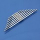 Śruba rzymska - aluminiowa radełkowana M2,5 x 50 mm MP-JET