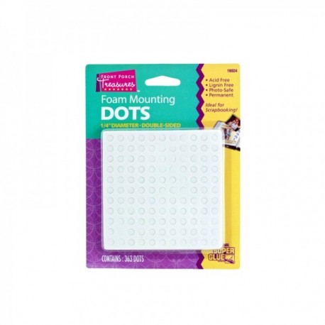 Dwustronna piankowa taśma montażowa Foam Mounting Dots - okrągła 6mm - ZAP