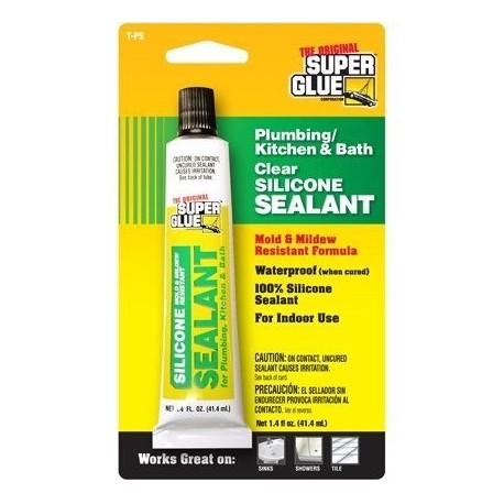Wodoodporny uszczelniacz silikonowy 41.4 ml - ZAP - CLEAR SILICONE SEALANT