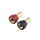 Gniazdo pod Gold (banan)  4mm - długie (para) - MSP