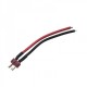 Wtyczka DEAN z przewodem 14AWG 10cm (czerwony + czarny)