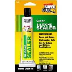 Przezroczysty uszczelniacz silikonowy 44.3 ml - ZAP CLEAR SILICONE SEALER