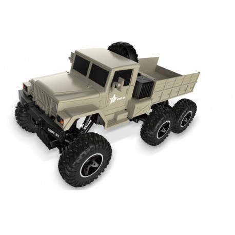 Ciężarówka wojskowa SL-009A (1:12, 6x6, 2.4G) - Zielona