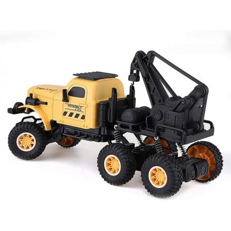 Ciężarówka wojskowa SL-194A (1:16, 6WD, 2.4G) Żółta