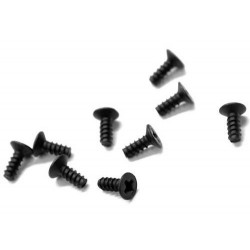 Śruby samogwintujące z łbem stożkowym 3*8mm - 9szt 86077